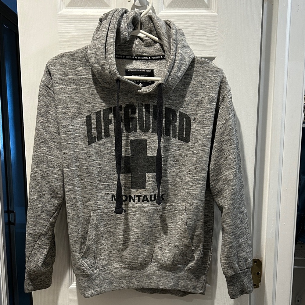 Gray Lifeguard Montauk hoodie - size S